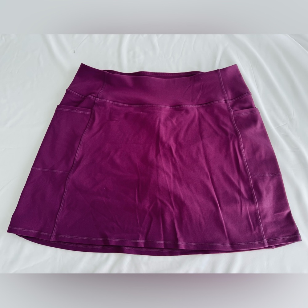 Skechers Womens Go Flex Go Walk High Waisted Skort Size XL Burgundy Red #118930 - Picture 2 of 10